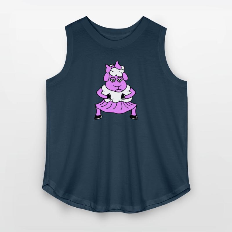 Sheep Girl Woman Female Pretty Tired Dancing Skirt