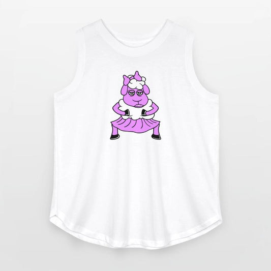 Sheep Girl Woman Female Pretty Tired Dancing Skirt