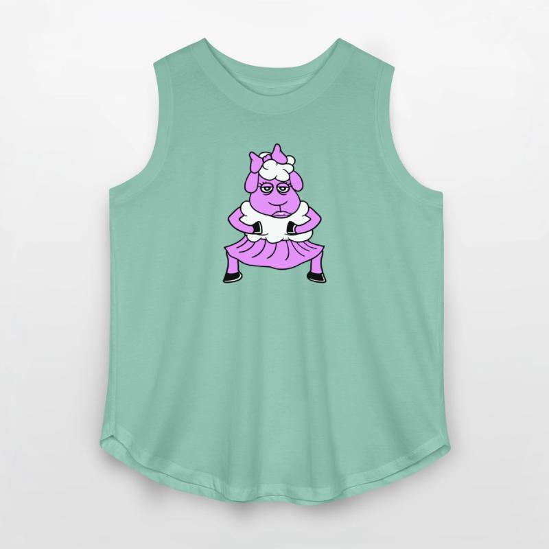 Sheep Girl Woman Female Pretty Tired Dancing Skirt