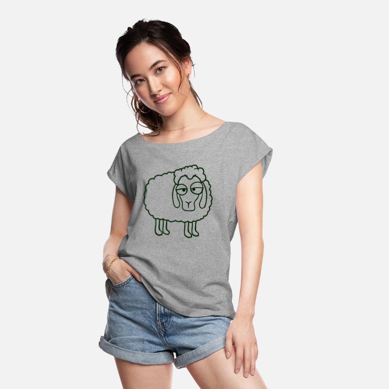 Sheep Tired Bored Look Little Sweet Lamb Bad Mood