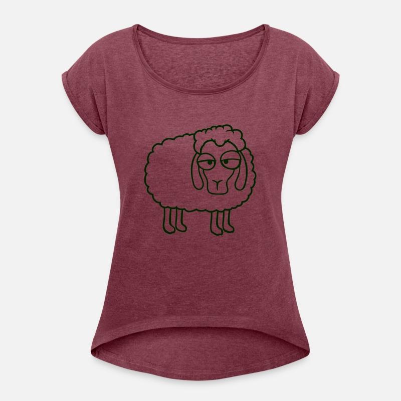 Sheep Tired Bored Look Little Sweet Lamb Bad Mood