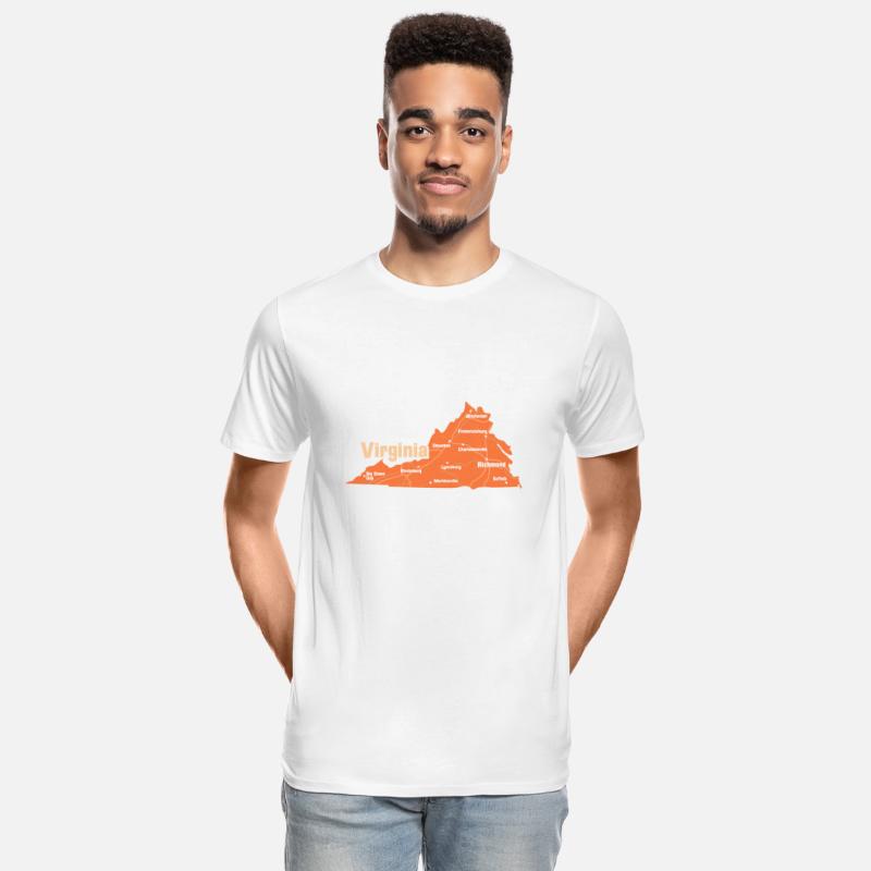 Sights of Virginia Map Design for proud Virginians