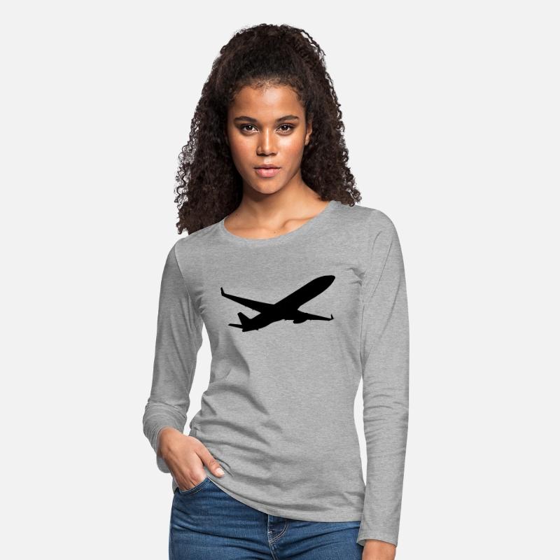 Silhouette Jet Plane Graphic