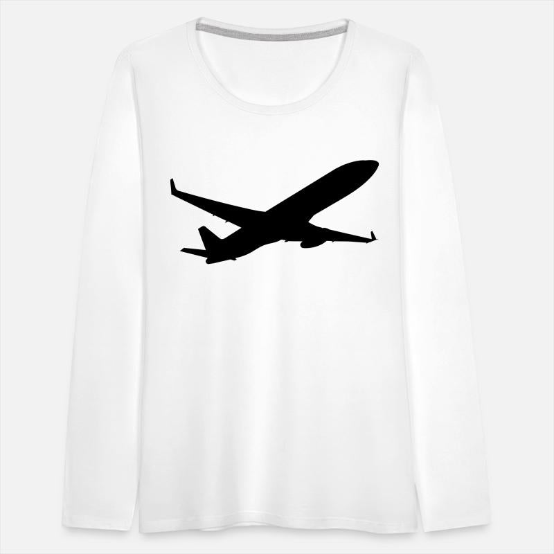 Silhouette Jet Plane Graphic