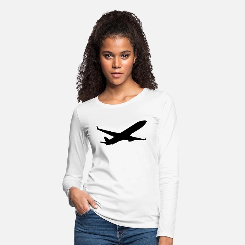 Silhouette Jet Plane Graphic