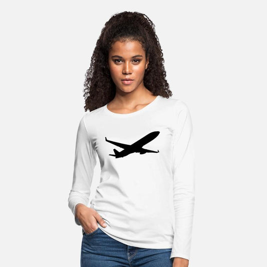 Silhouette Jet Plane Graphic