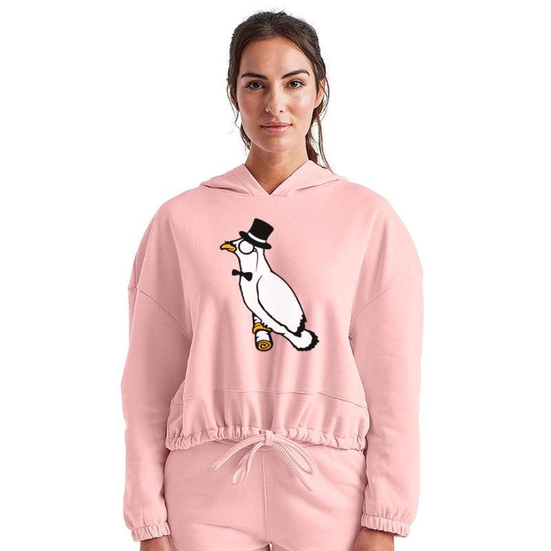 Sir bird top hat monocle glasses rich gentleman