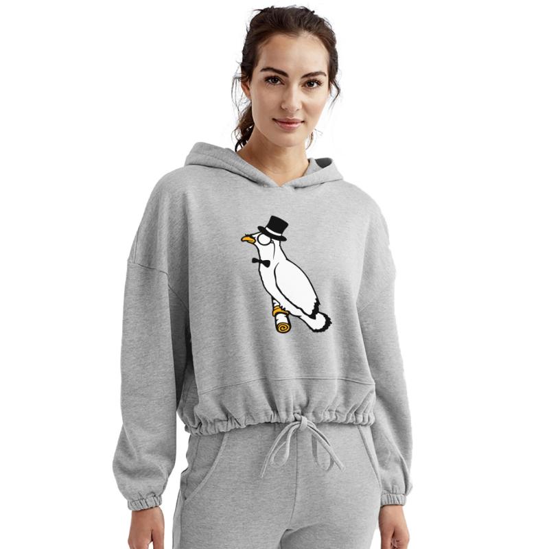 Sir bird top hat monocle glasses rich gentleman