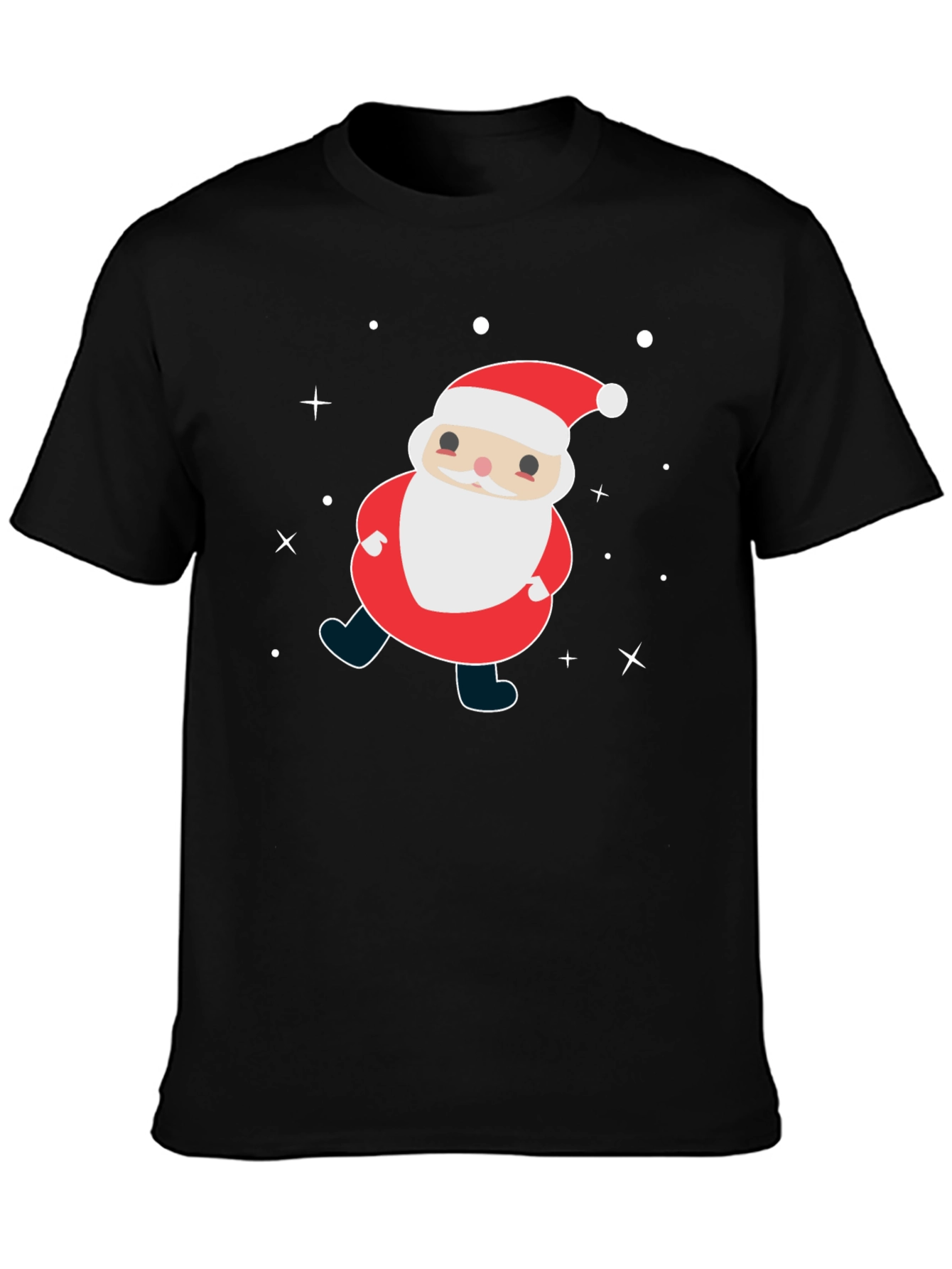 Cute Santa Graphic T-Shirt