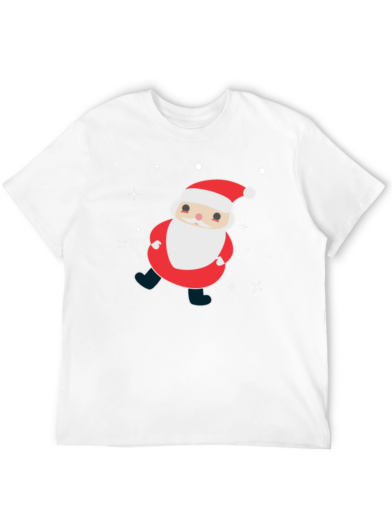 Cute Santa Graphic T-Shirt