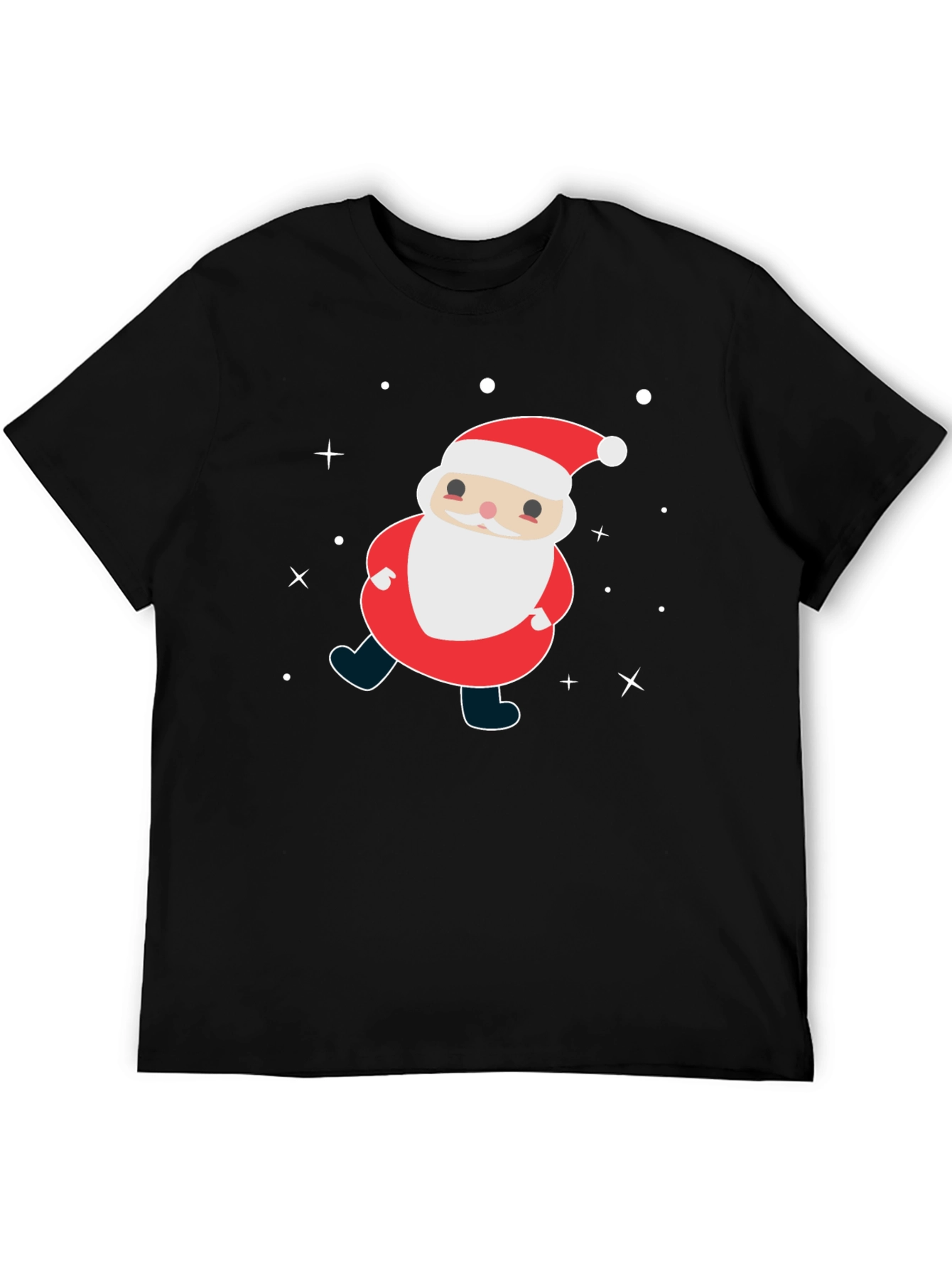 Cute Santa Graphic T-Shirt