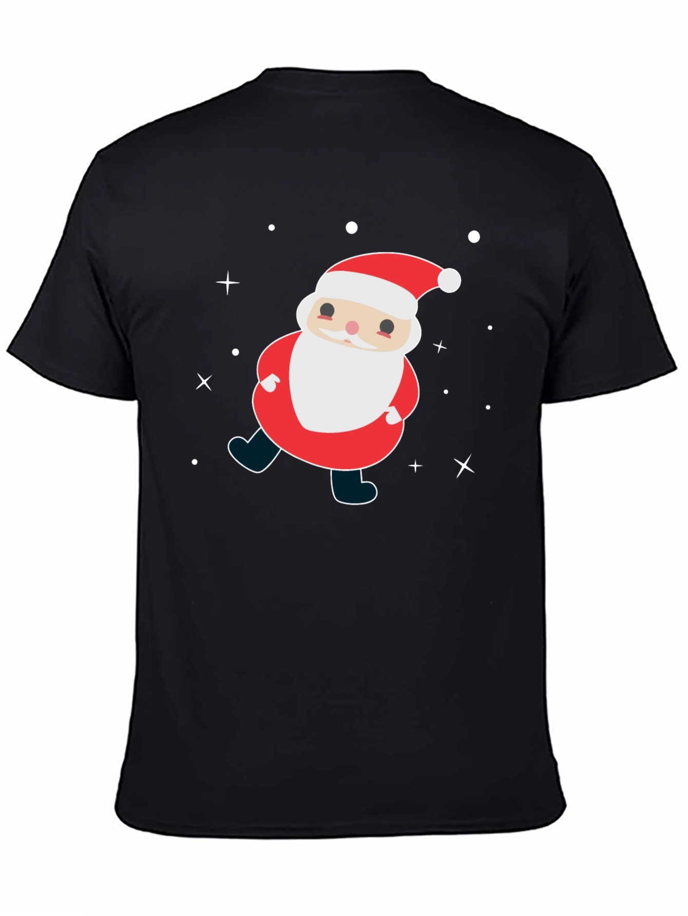 Cute Santa Graphic T-Shirt