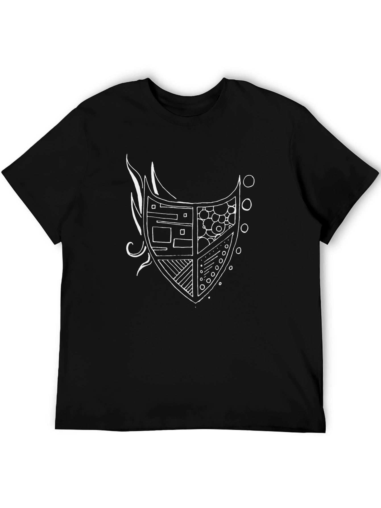 Abstract Shield Graphic Tee
