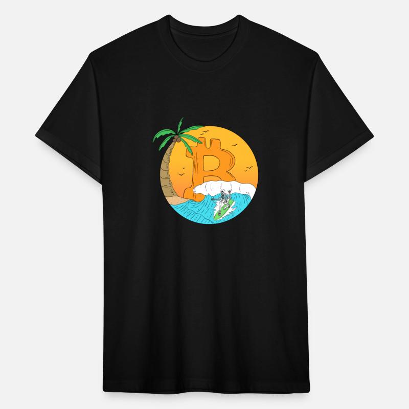 Skeleton Bitcoin Summer Stock Market Trader