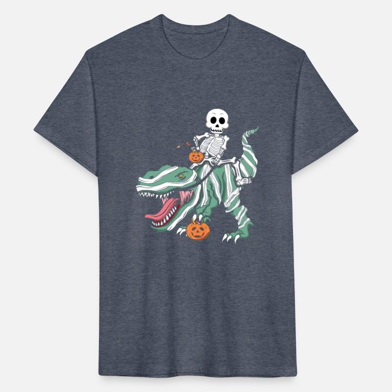 Skeleton Dinosaur Funny Lazy Creepy Halloween