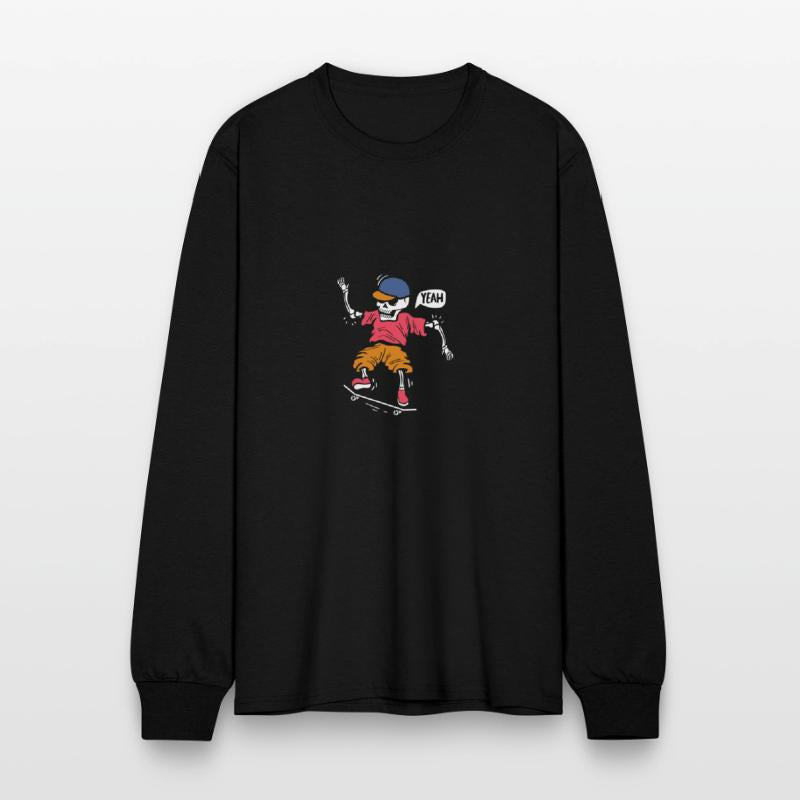 Skeleton on Skateboard Freestyle Skateboarder Gift