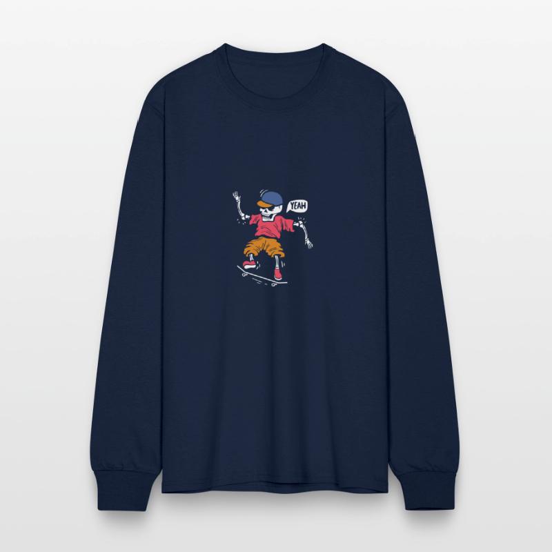 Skeleton on Skateboard Freestyle Skateboarder Gift