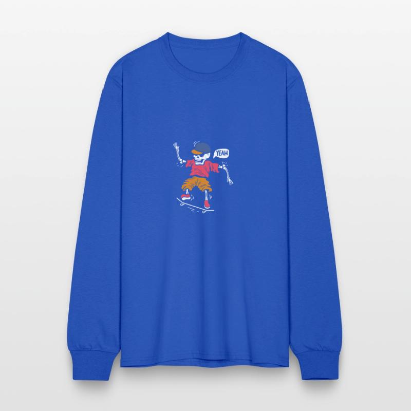 Skeleton on Skateboard Freestyle Skateboarder Gift