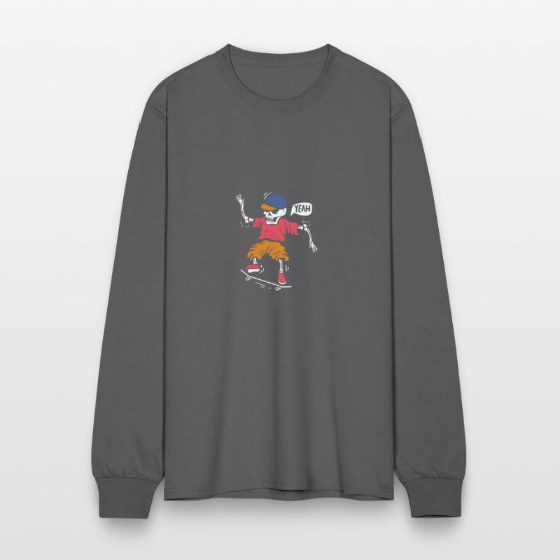 Skeleton on Skateboard Freestyle Skateboarder Gift