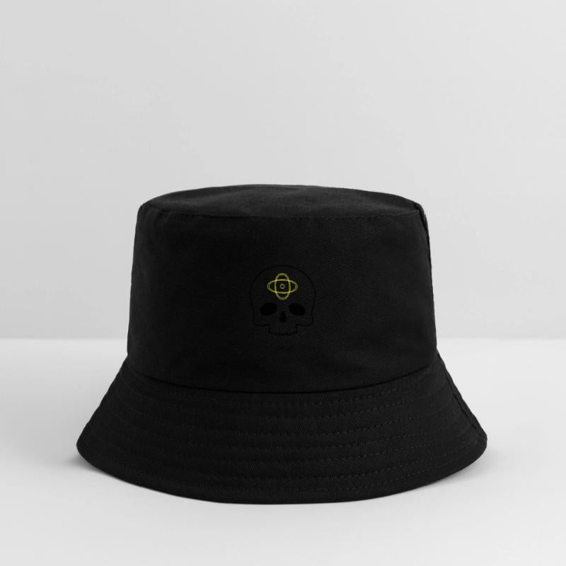 skull nuclear power symbol vector