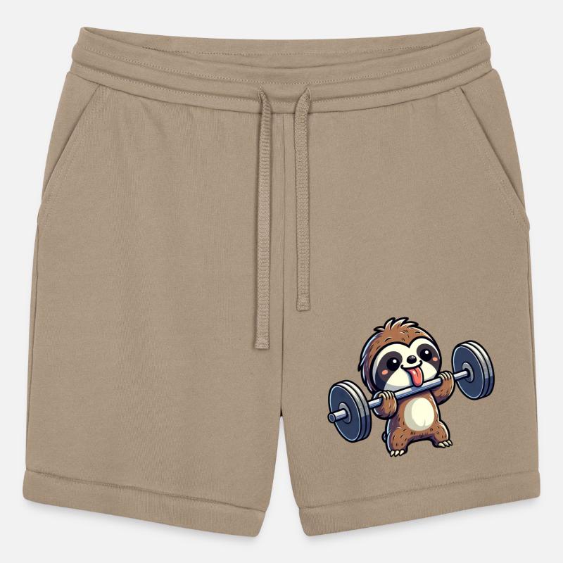 Sloth at Strength Training: Dumbbells & Bench