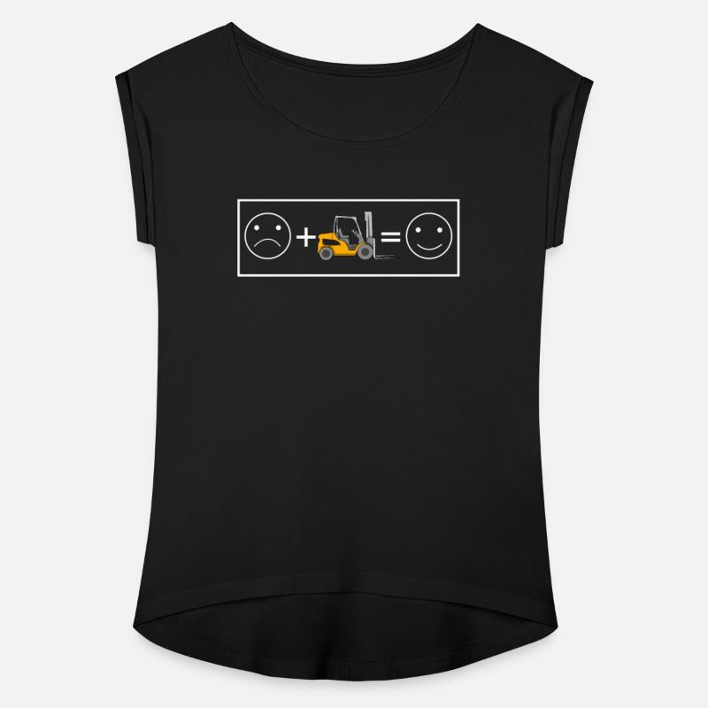 Smile Happy Face Forklift Truck Driver