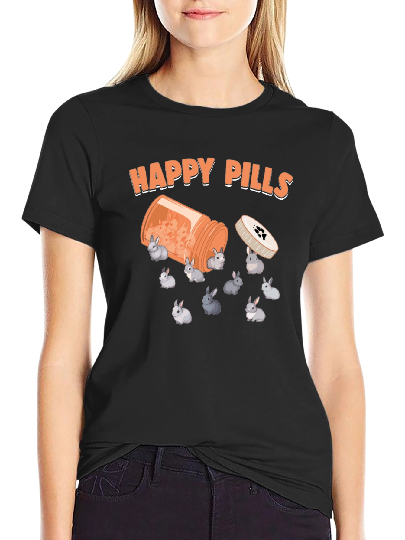Happy Pills Bunny T-Shirt