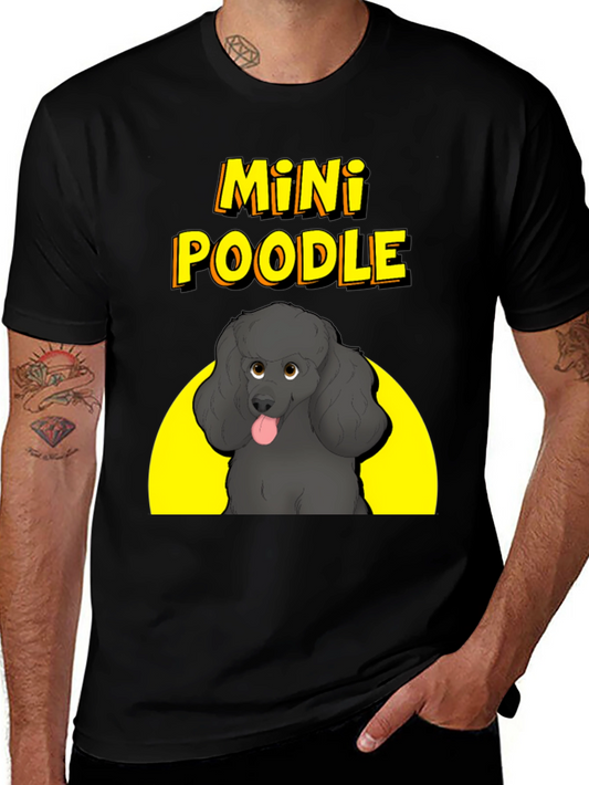 Mini Poodle T-Shirt - Unique Graphic Tee for Dog Lovers