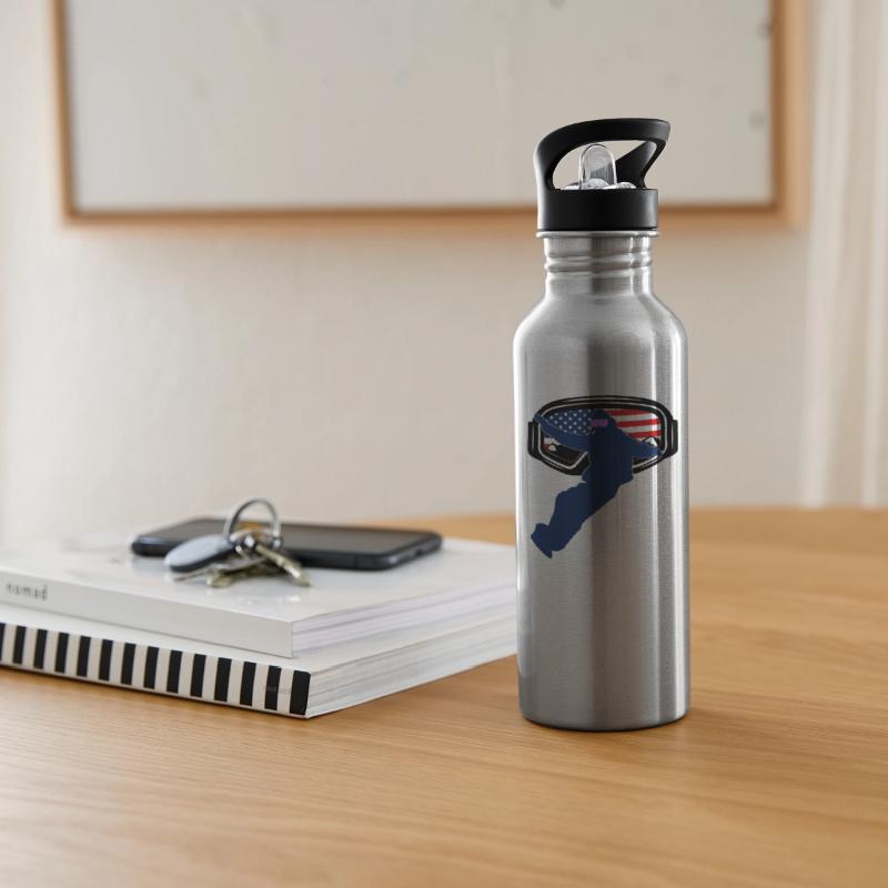 Snowboard USA Flag Snowboarding Snowboarder