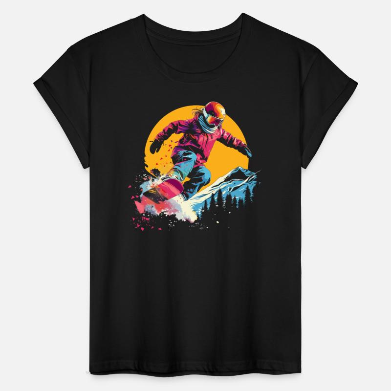 Snowboarder Synthwave