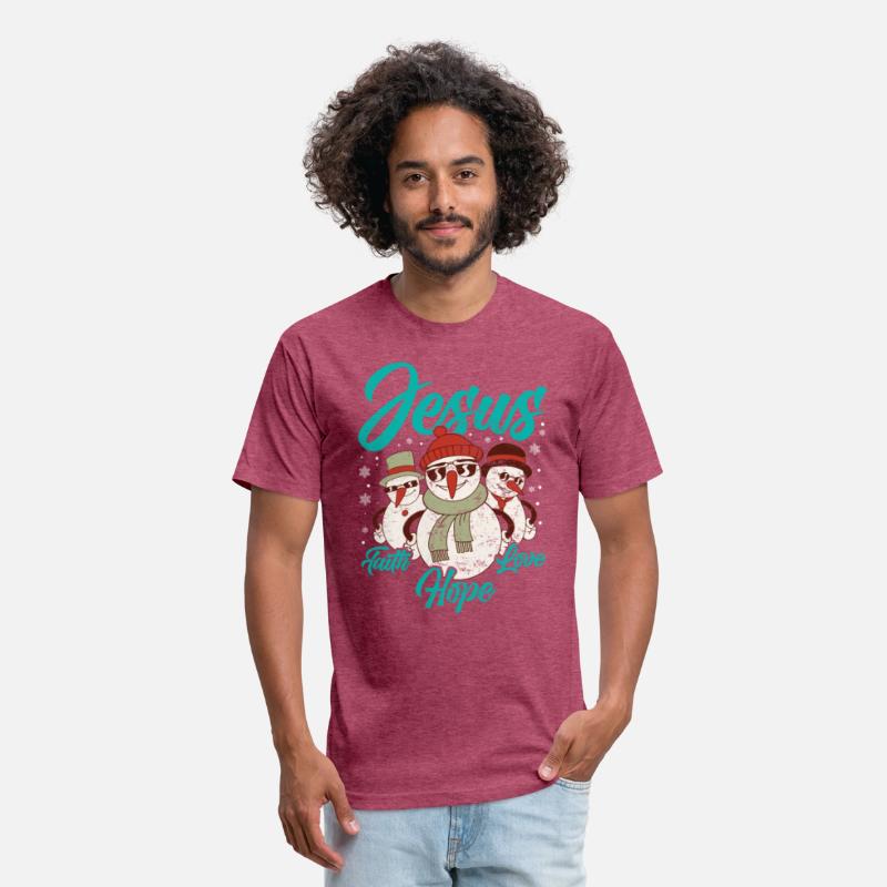 Snowmen Jesus Peace Hope Love Christmas