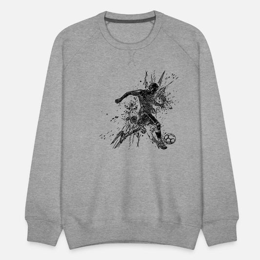 Soccer Player In Splash Kicks A Ball