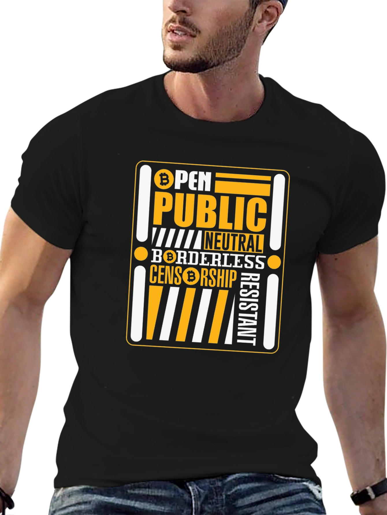 Bitcoin Crypto Open Public T-Shirt