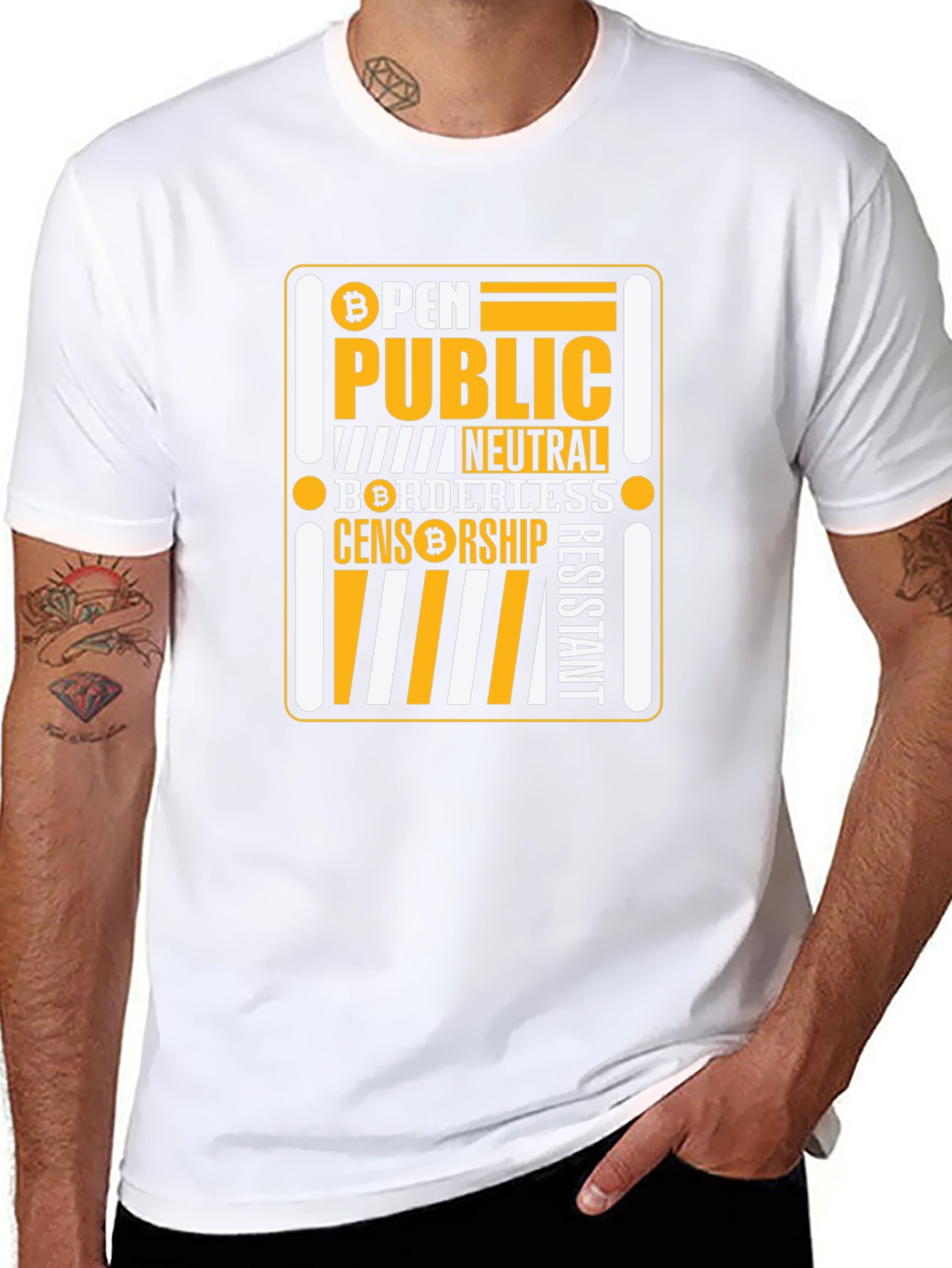Bitcoin Crypto Open Public T-Shirt