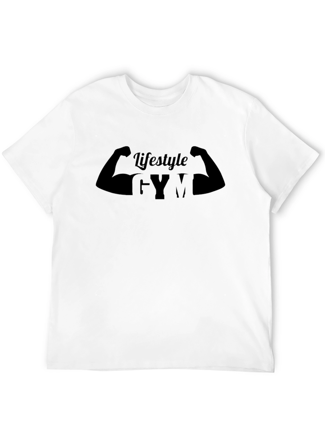 Lifestyle Gym Black Graphic T-Shirt