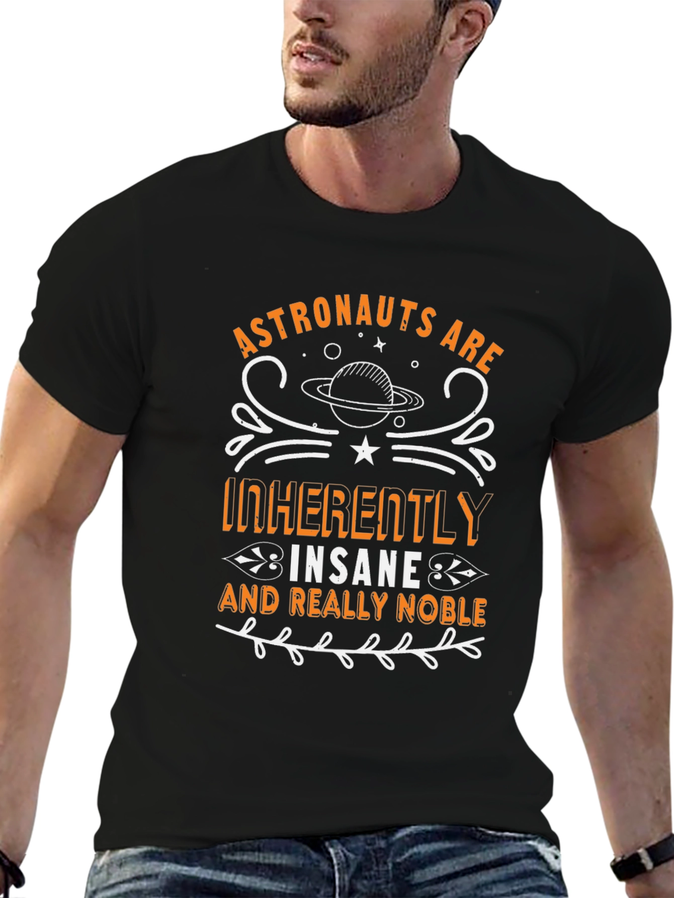 Astronauts Insane Noble Graphic T-Shirt