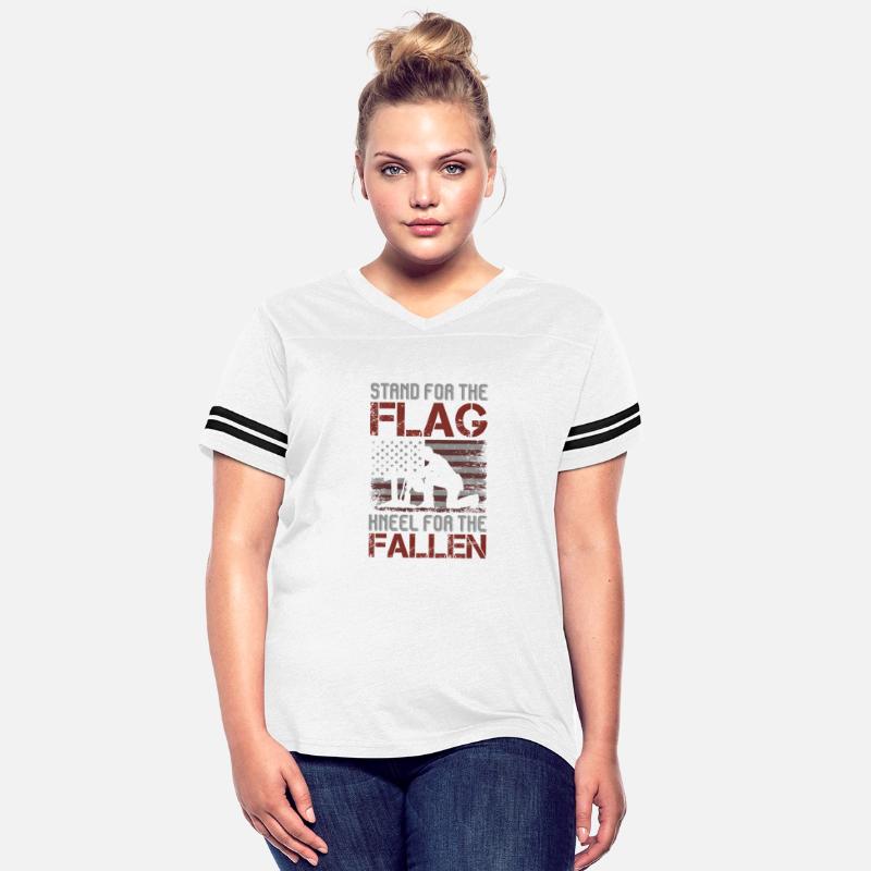 Stand For The Flag Kneel For The Fallen Heroes Mem