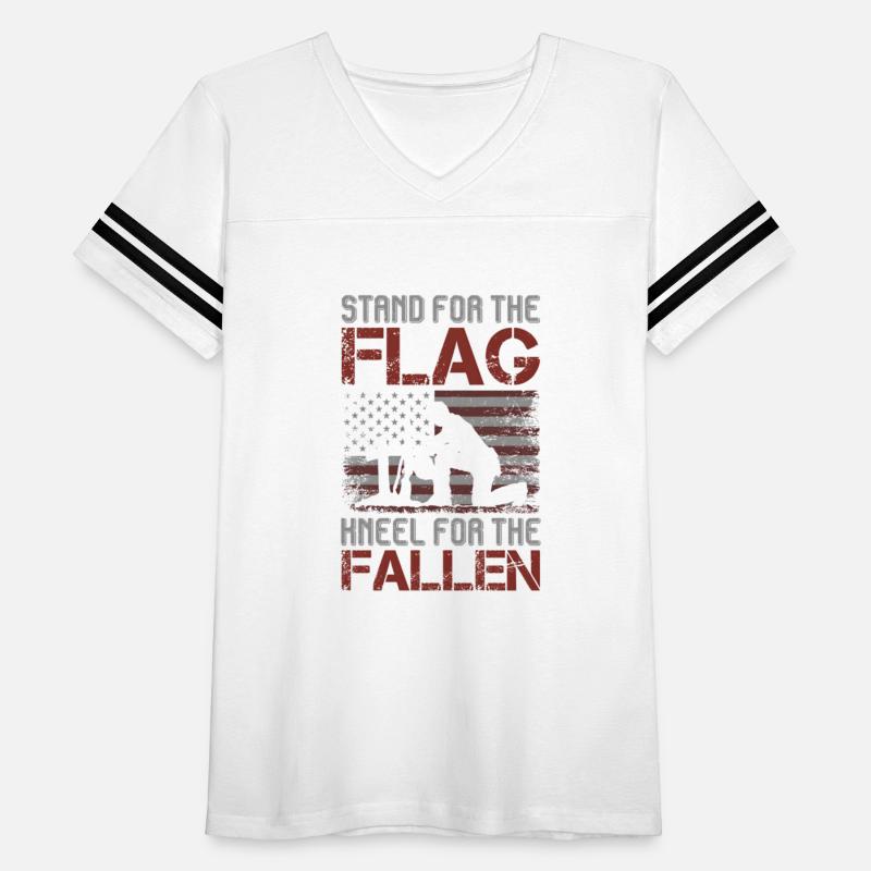 Stand For The Flag Kneel For The Fallen Heroes Mem