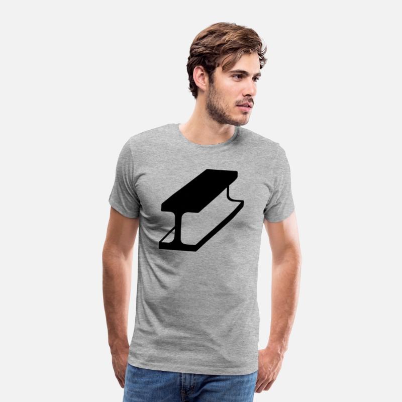 Steel beam emblem for steel construction company