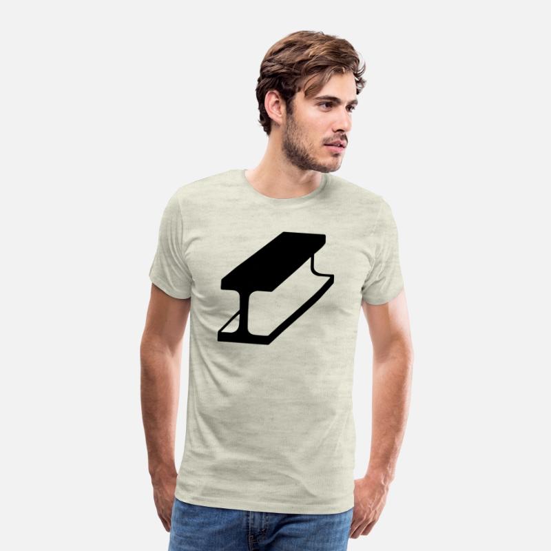 Steel beam emblem for steel construction company