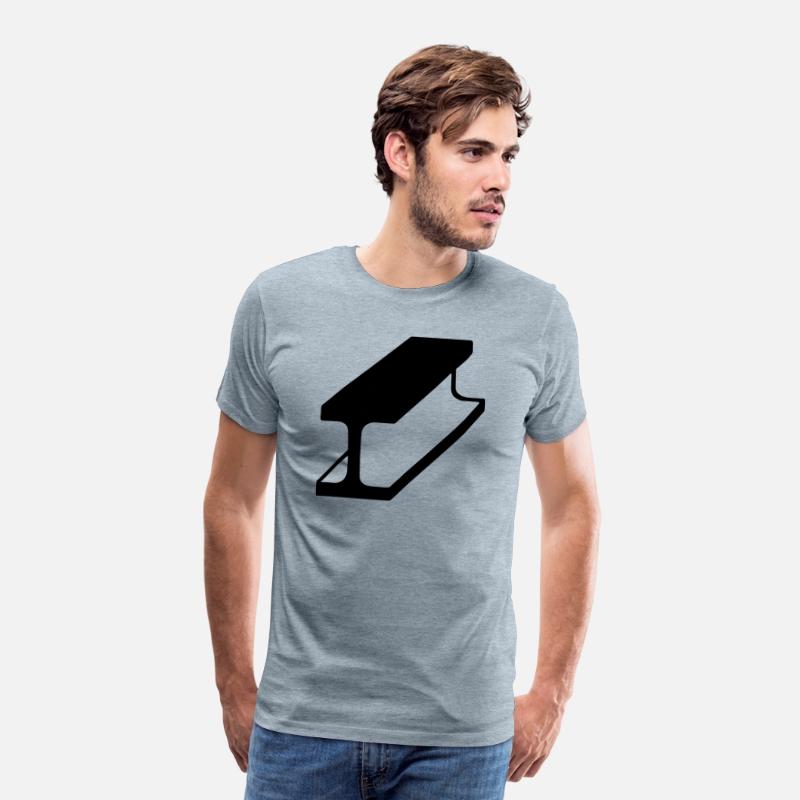 Steel beam emblem for steel construction company