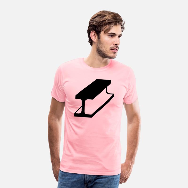 Steel beam emblem for steel construction company