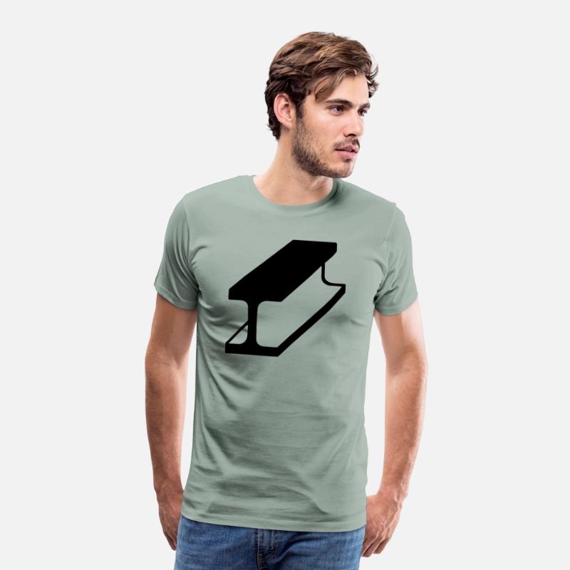 Steel beam emblem for steel construction company