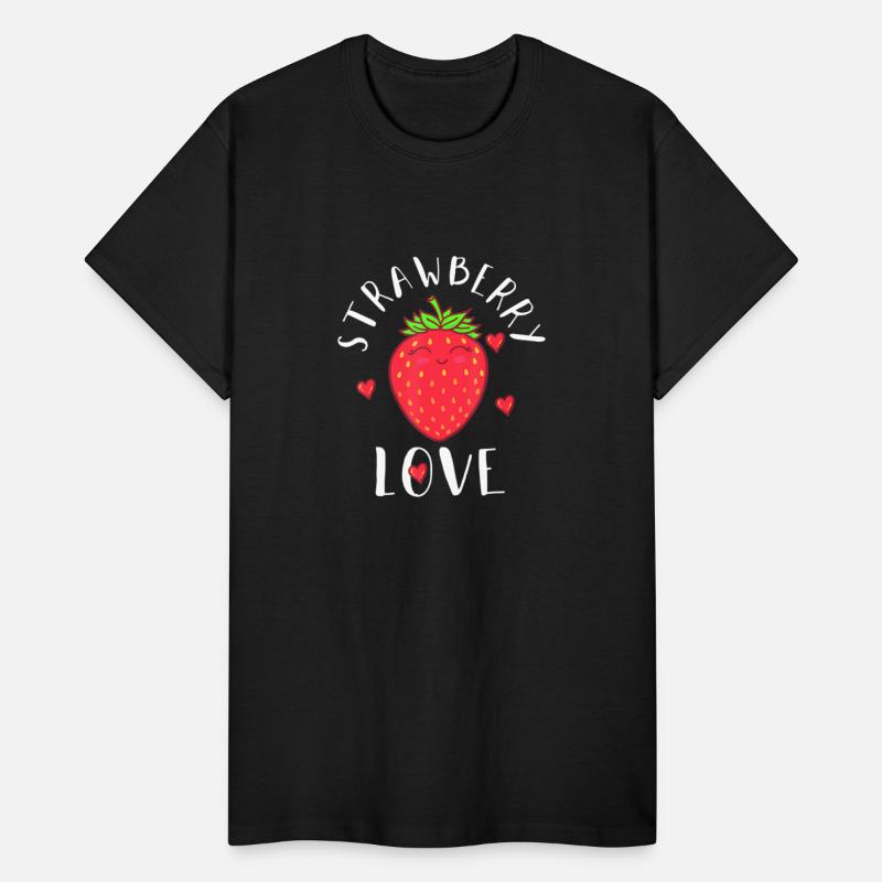 Strawberry Love Lover Fruit Smiling Farmer Greengr