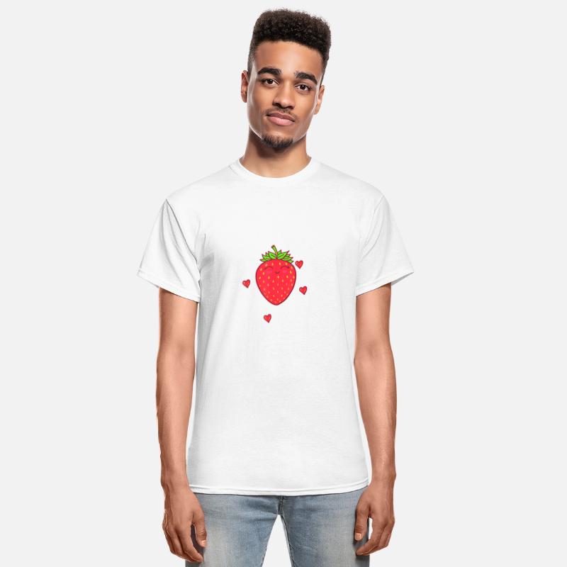 Strawberry Love Lover Fruit Smiling Farmer Greengr
