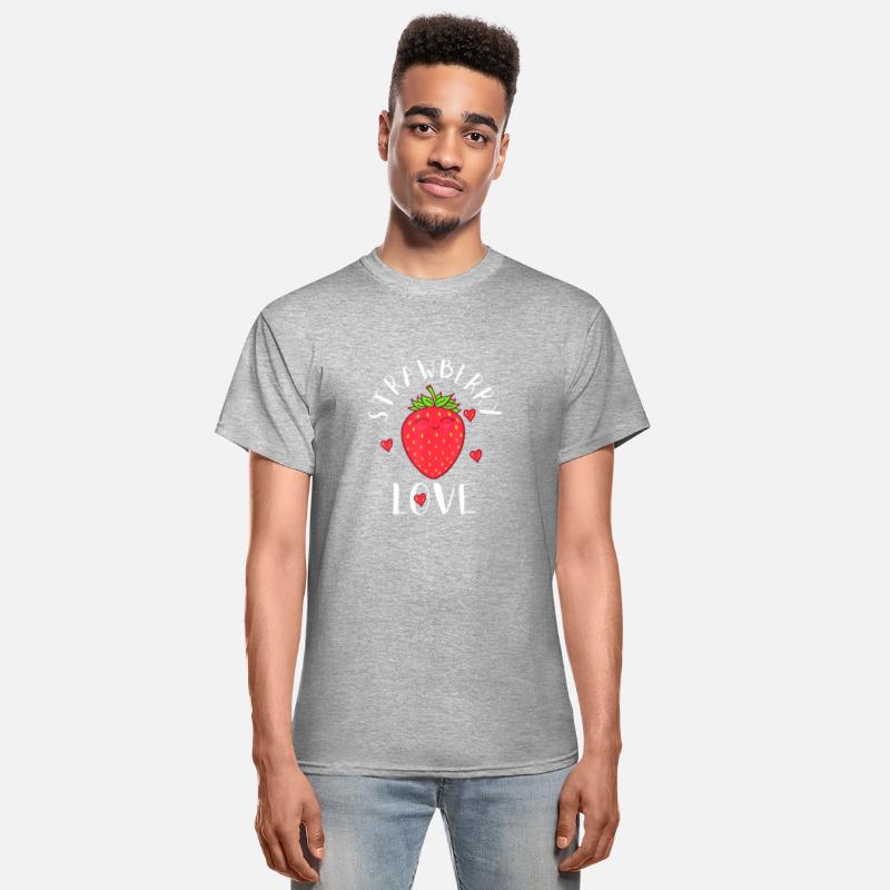 Strawberry Love Lover Fruit Smiling Farmer Greengr