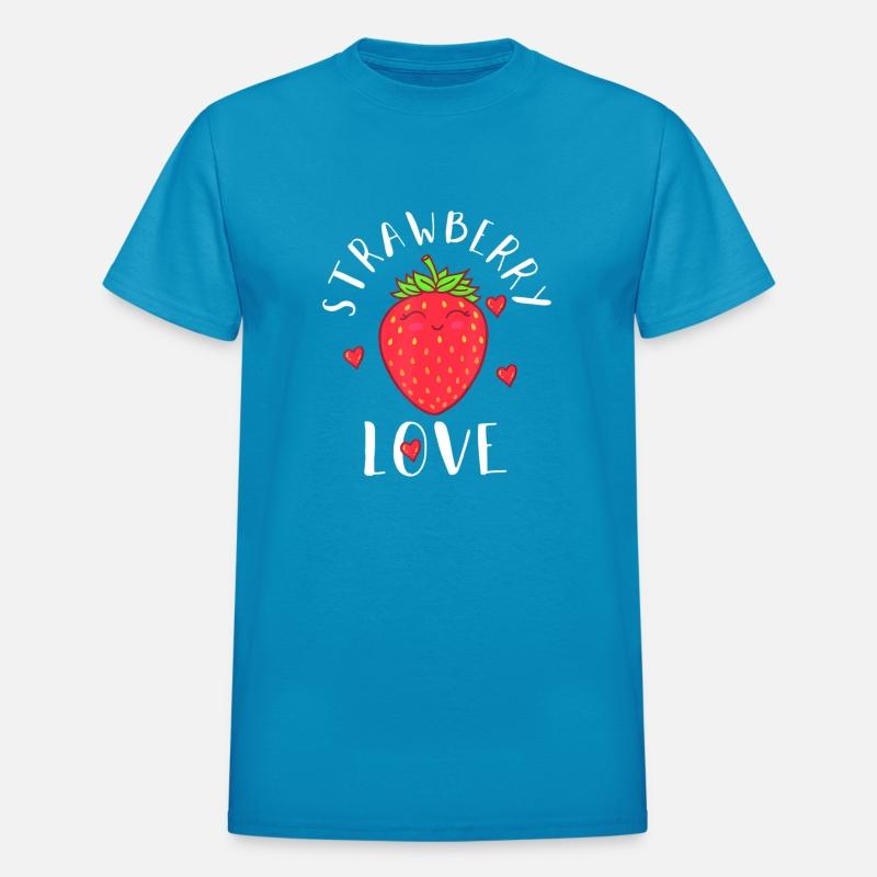 Strawberry Love Lover Fruit Smiling Farmer Greengr