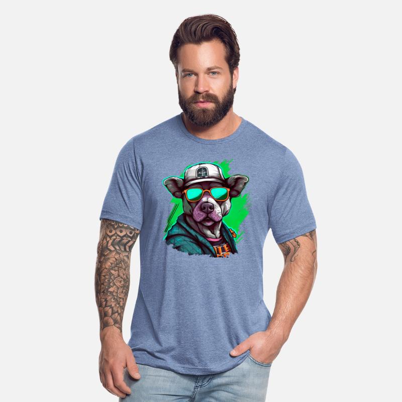 Street Art Dog Urban Rap Street