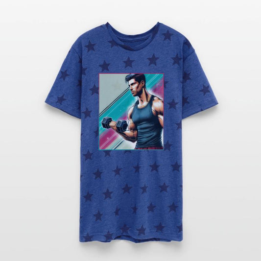 Strong Man with dumbbell