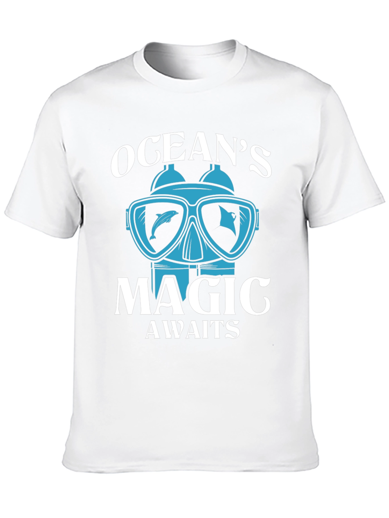 Oceans Magic Awaits T-Shirt - Diving & Adventure Tee